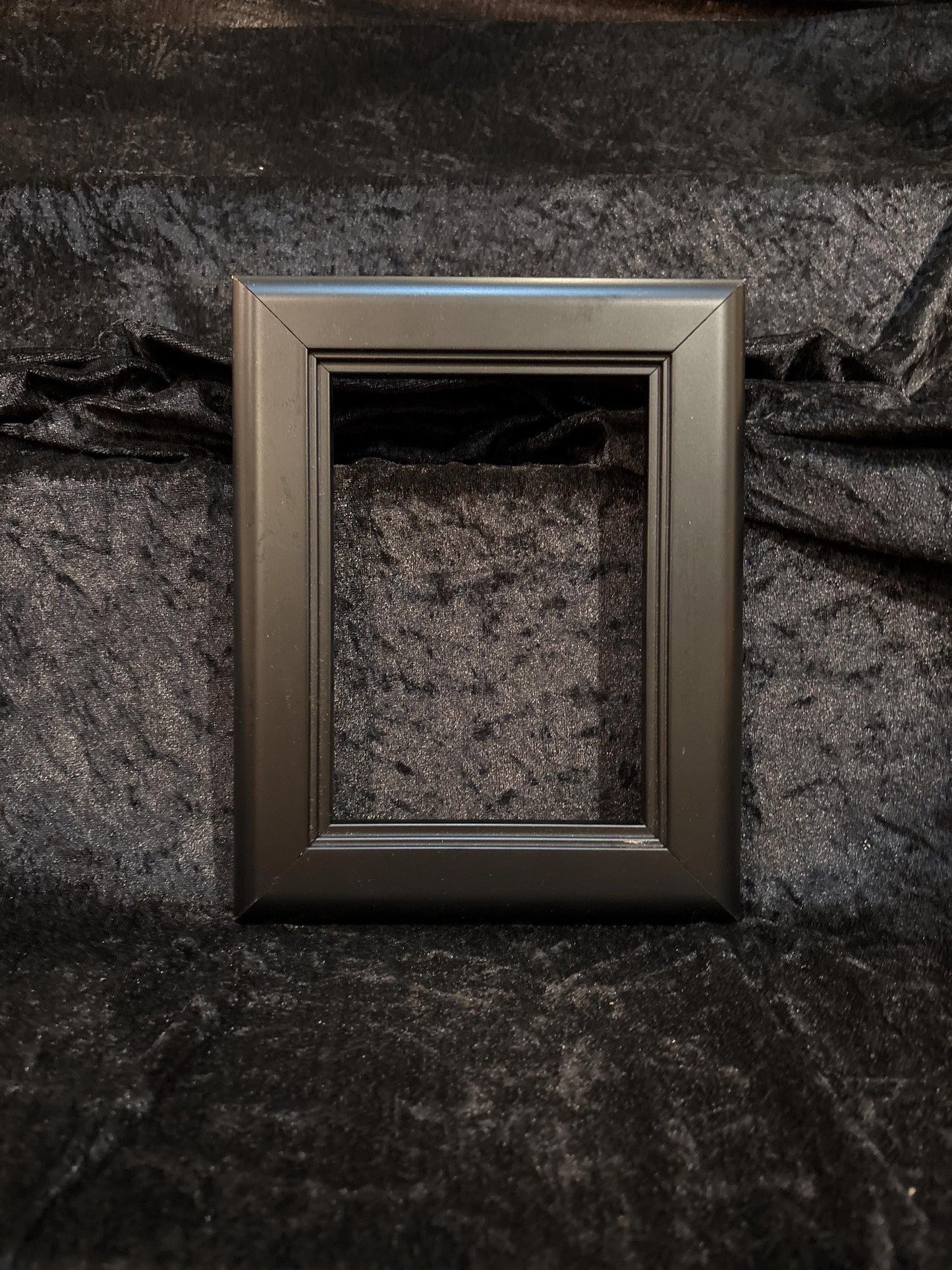 Basic Matte Black Canvas Depth - Picture Frames Made fromWood Moulding - Variety of Sizes