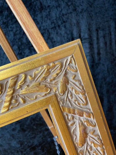 Golden Elm Vintage Wooden Picture Frames - Variety of Sizes