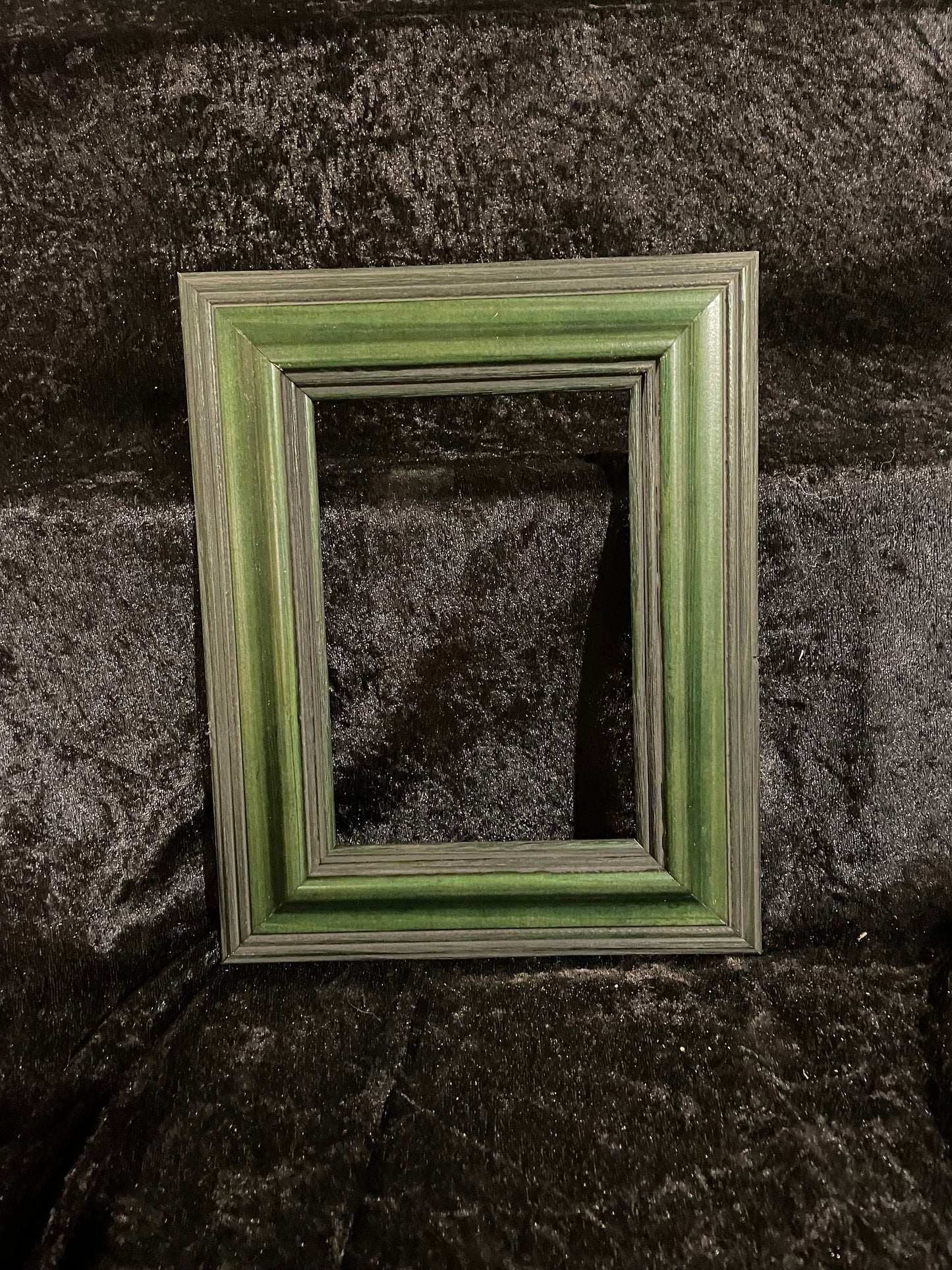 Tiny Home Black and Green Vintage Wooden Picture Frames - Variety of Sizes