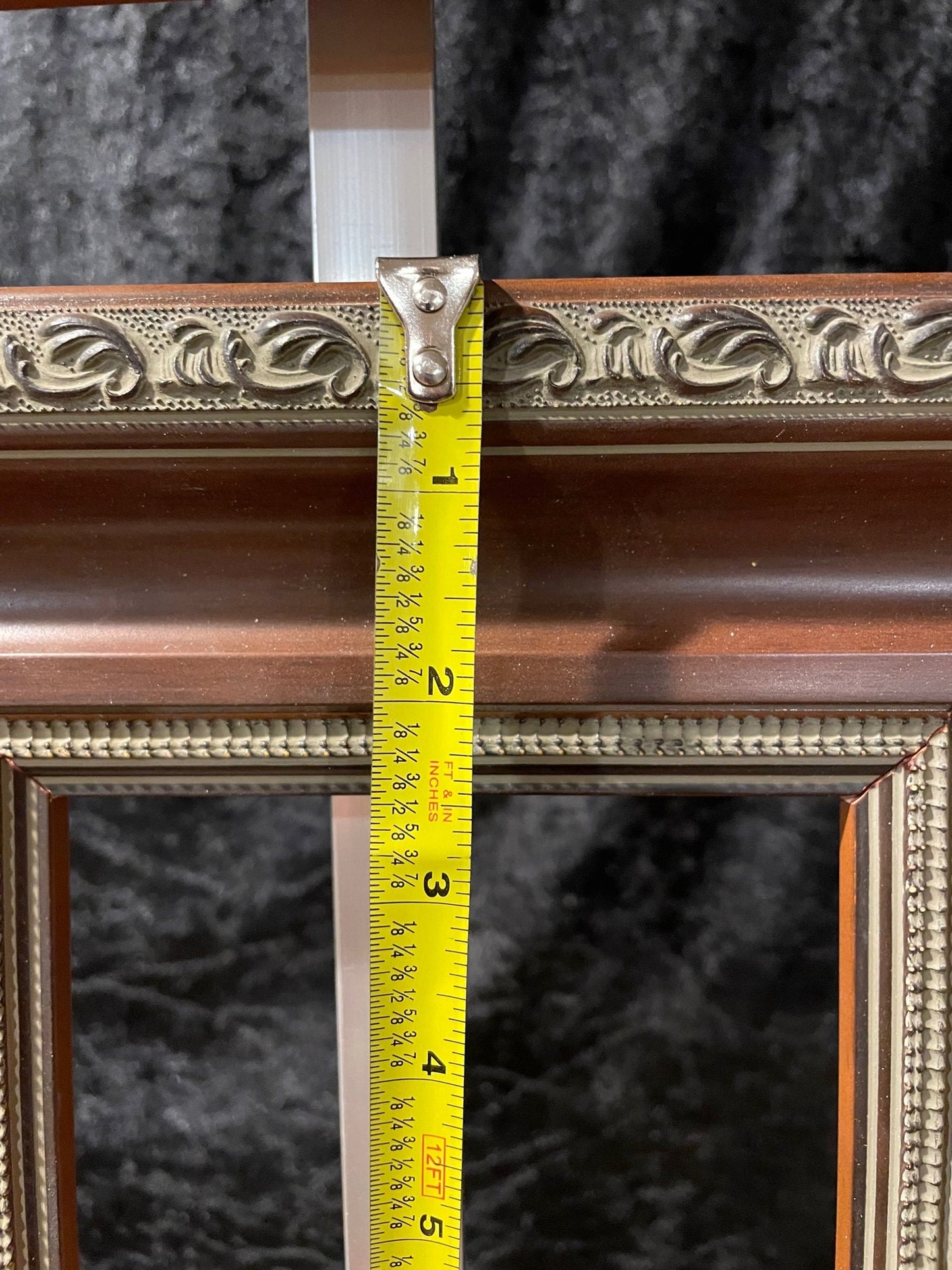 Wide Brown Edging -Picture Frames Made from Vintage Wood Moulding - Variety of Sizes