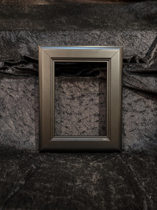 Basic Matte Black Canvas Depth  -  Picture Frames Made fromWood Moulding - Variety of Sizes
