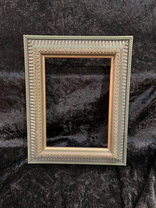 Green Ribbon - Non-Wood Vintage Picture Frames - Variety of Sizes